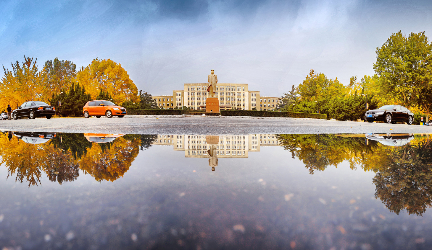 大连理工大学校校园风景